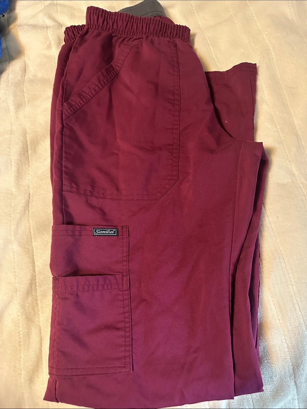 Smitten Women's Cargo Jogger Pants - Wine